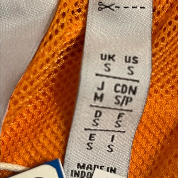 NWT Adidas Three Stripe Swim Trunks Shorts Orange Men Size S Trefoil Originals - Picture 10 of 14